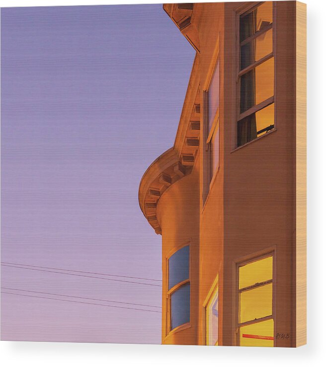 Architecture Wood Print featuring the photograph Union Street San Francisco II SQ by David Gordon
