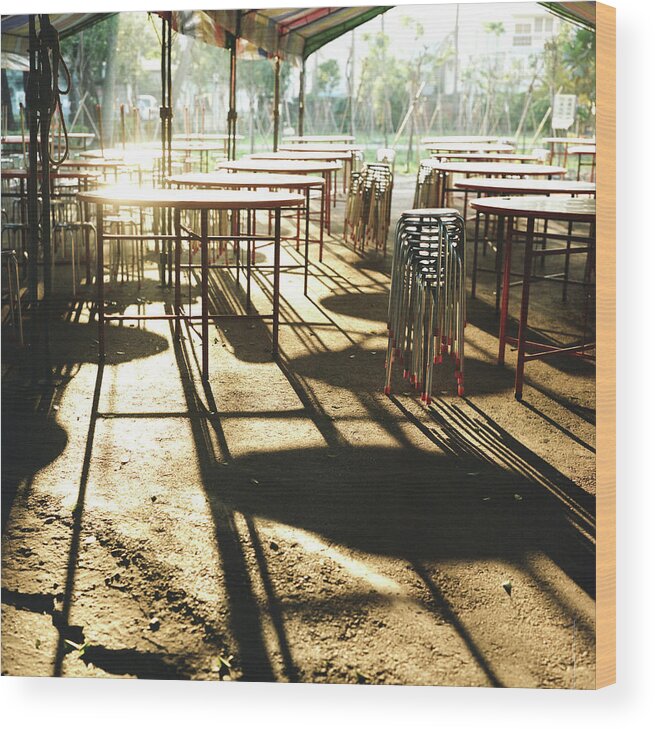 Shadow Wood Print featuring the photograph Upcoming Feast by Lin Yu Wei