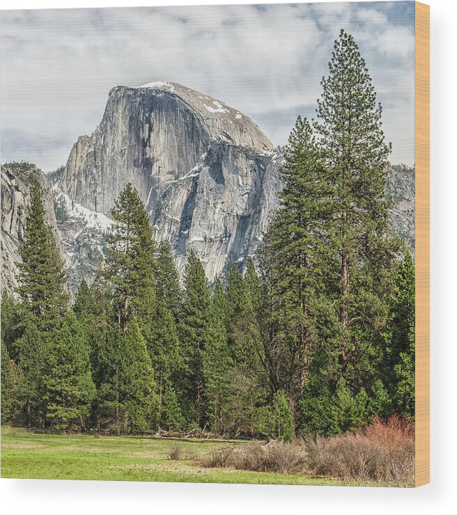  Wood Print featuring the photograph Yosemite from Cook's Meadow by Bruce McFarland