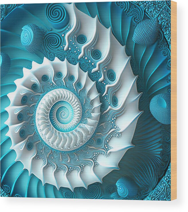 Spiral Fractal' Photographic Print - Laguna Design