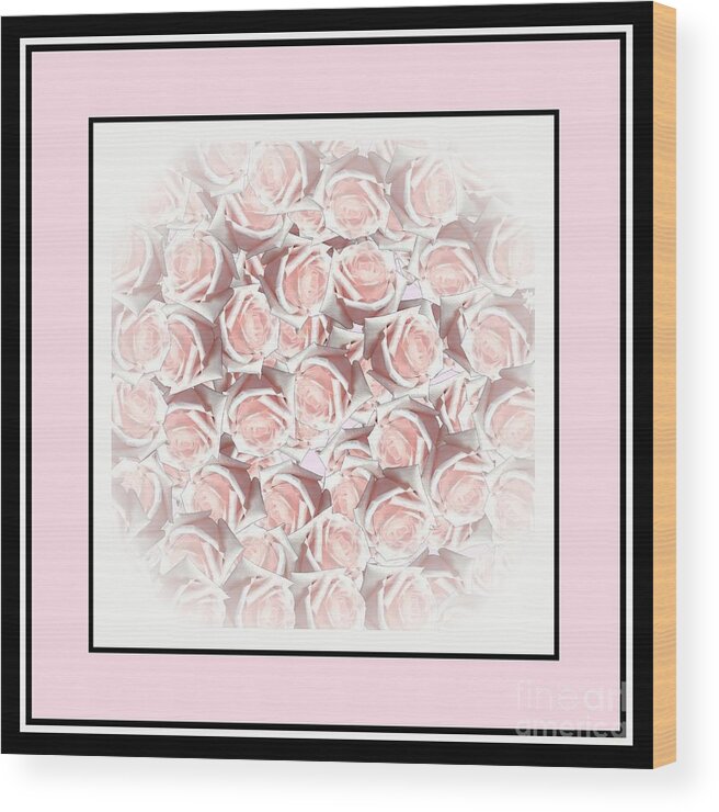 2020 Wood Print featuring the digital art 2020 Pink is a Trend Color of the Year by Delynn Addams