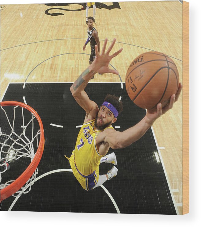 Nba Pro Basketball Wood Print featuring the photograph Javale Mcgee by Andrew D. Bernstein