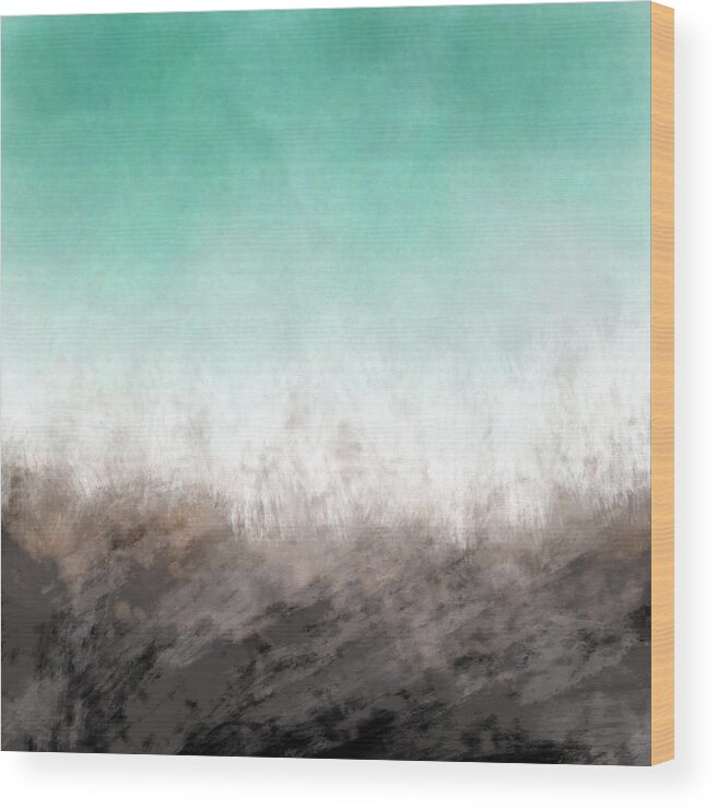 Ocean Wood Print featuring the digital art Change of views by Amber Lasche