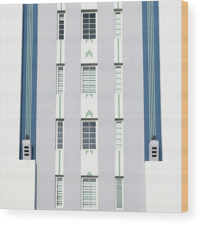 Miami Wood Print featuring the photograph Deco 2 by Ryan Weddle