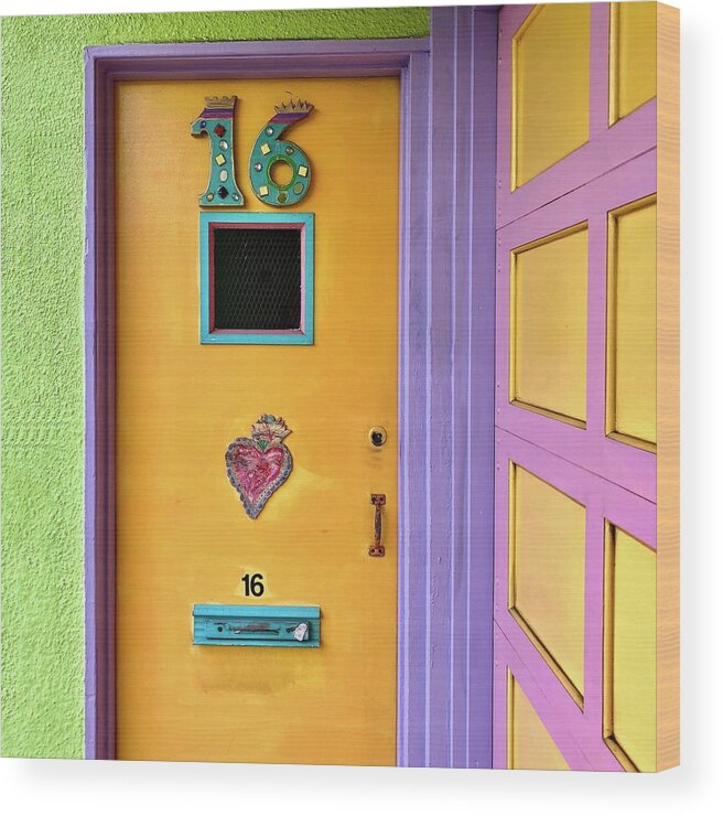  Wood Print featuring the photograph Door 16 by Julie Gebhardt