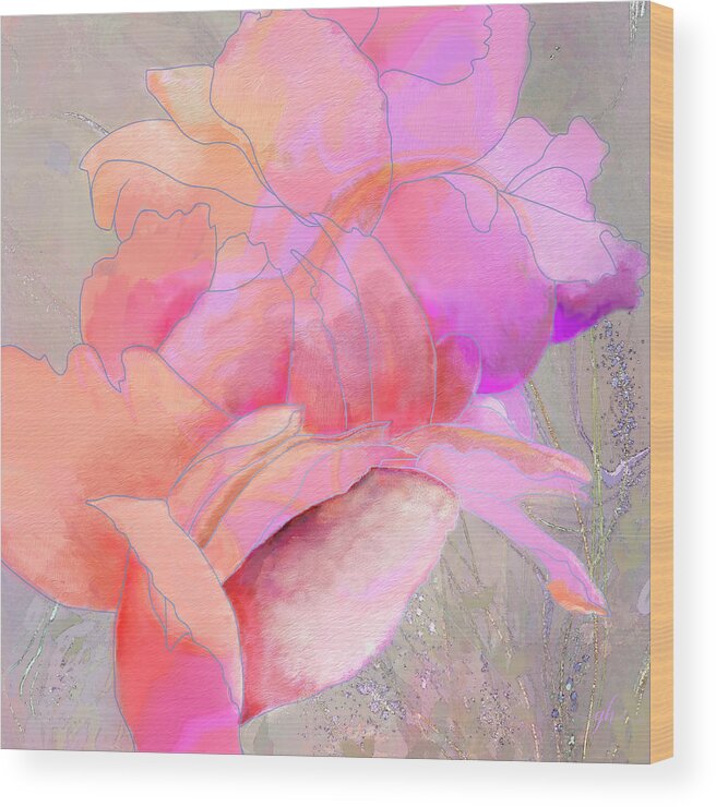 Blossom Wood Print featuring the digital art Dreaming of Spring by Gina Harrison