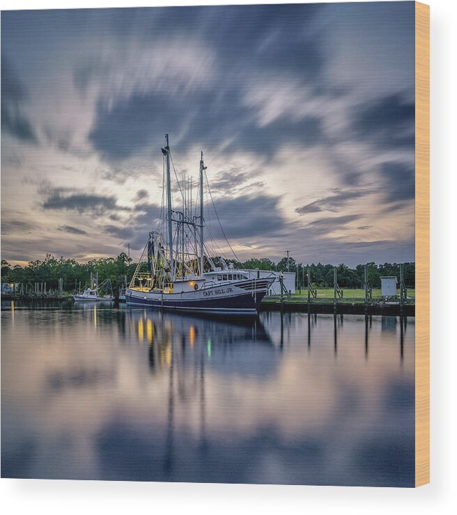 Dreamy Wood Print featuring the photograph Dreamy Bayou Photo by Brad Boland