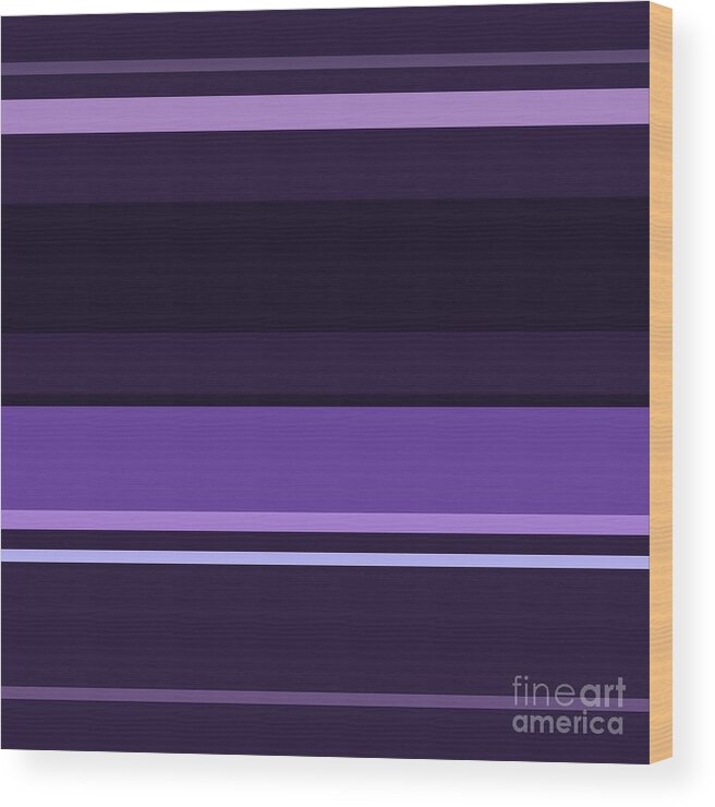 Light Violet Wood Print featuring the digital art Grapes by Wade Hampton