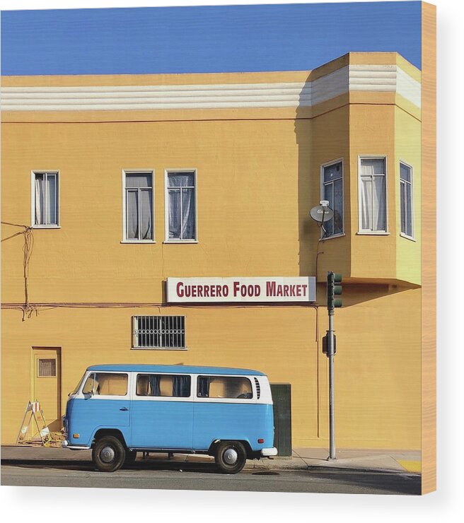  Wood Print featuring the photograph Guerrero Food Market by Julie Gebhardt