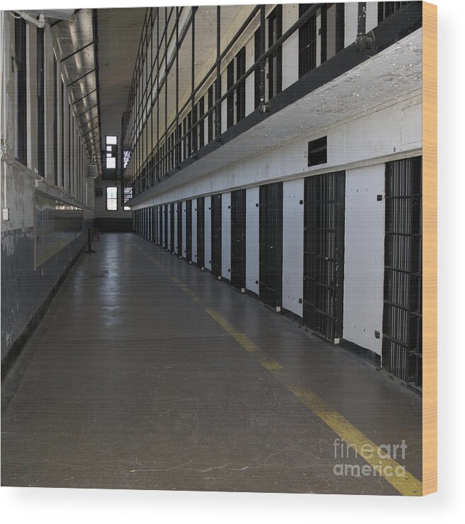 Prison Wood Print featuring the photograph No Way Out by Kae Cheatham