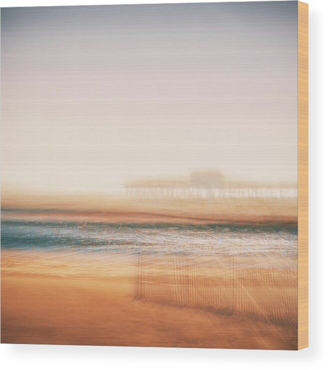  Wood Print featuring the photograph Pier by Steve Stanger