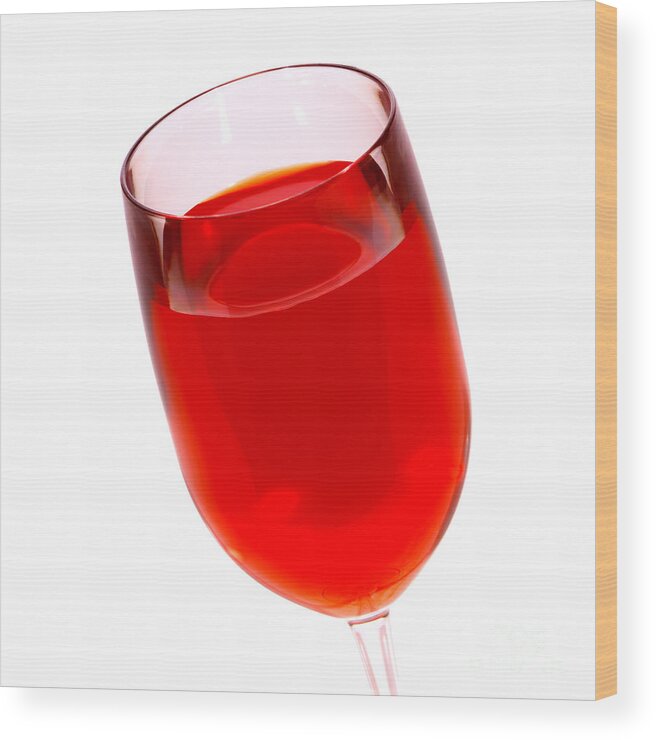 Red Wood Print featuring the photograph Red Wine by Olivier Le Queinec