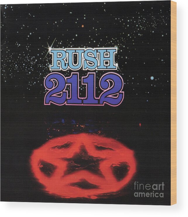 Rush Wood Print featuring the photograph Rush 2112 Album Cover by Action