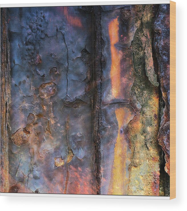 Clouds Wood Print featuring the photograph Rusty Wispy Clouds by Russel Considine