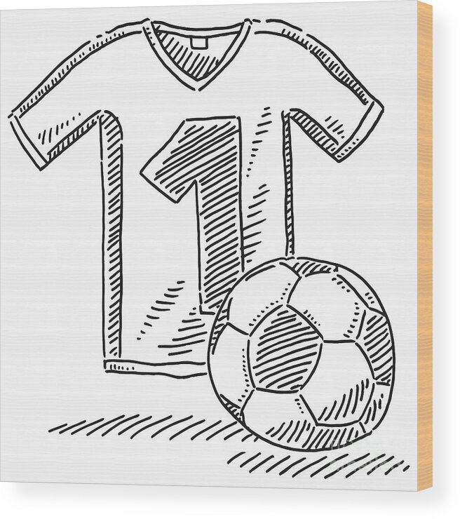 How to Draw Soccer Ball printable step by step drawing sheet :  DrawingTutorials101.com