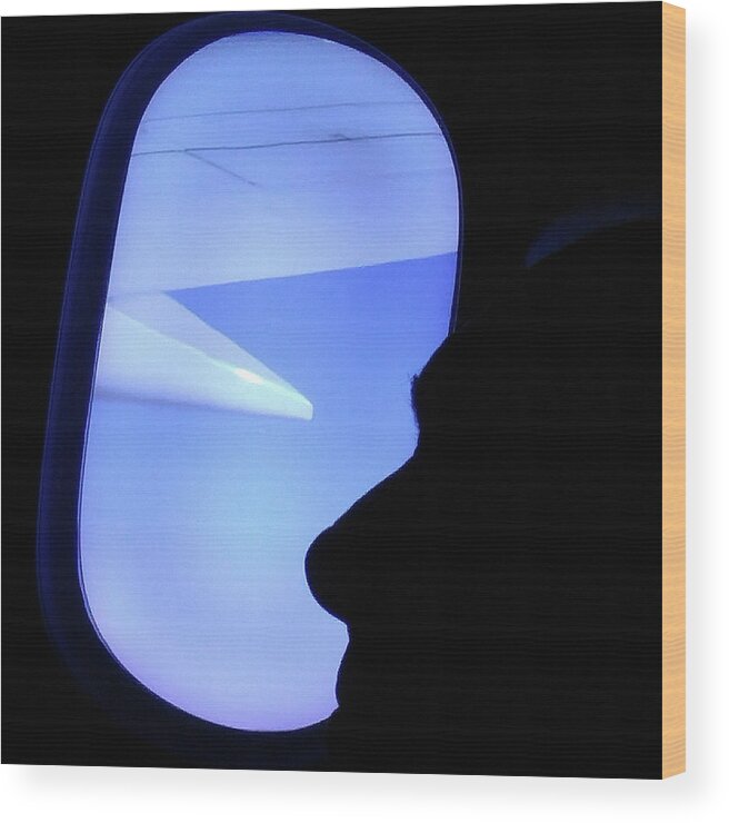 Profile Wood Print featuring the photograph Airborne by Rosanne Licciardi