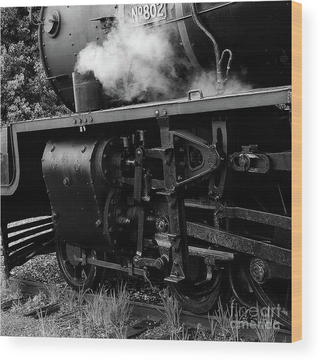 Locomotive Wood Print featuring the photograph Steam 4 by Russell Brown