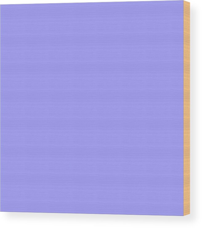 Light Wood Print featuring the digital art Very Light Peri Blue Gray Purple by Delynn Addams