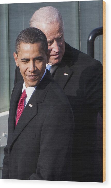 Barack Obama Wood Print featuring the photograph Inauguration #4 by JP Tripp