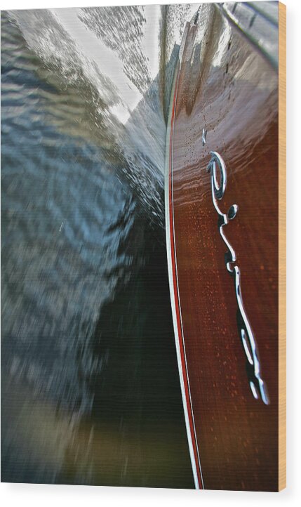 Iconic Wood Print featuring the photograph Riva Aquarama #101 by Steven Lapkin