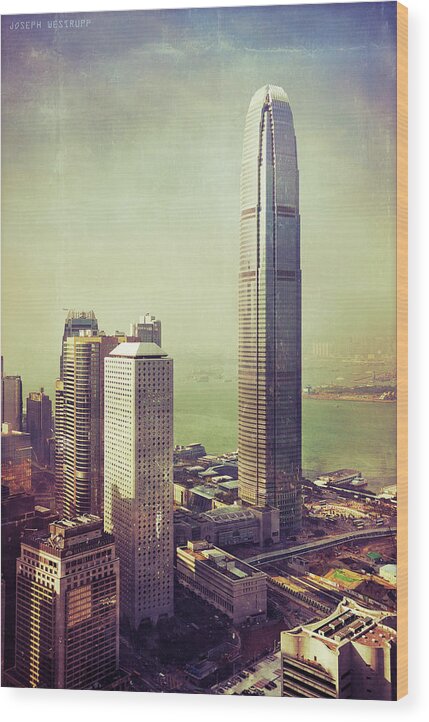 Hong Kong Wood Print featuring the photograph 88 Floors by Joseph Westrupp