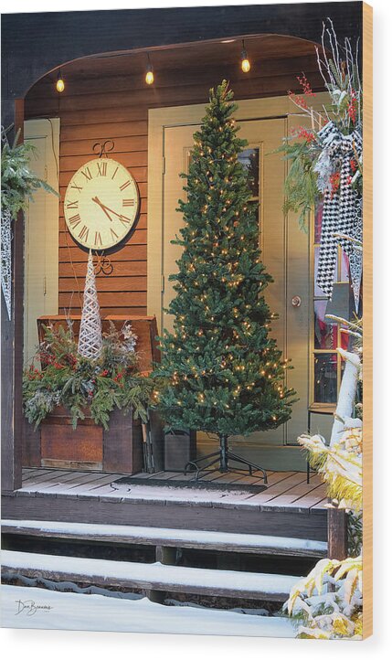 Christmas Wood Print featuring the photograph Christmas Time #5299 by Dan Beauvais