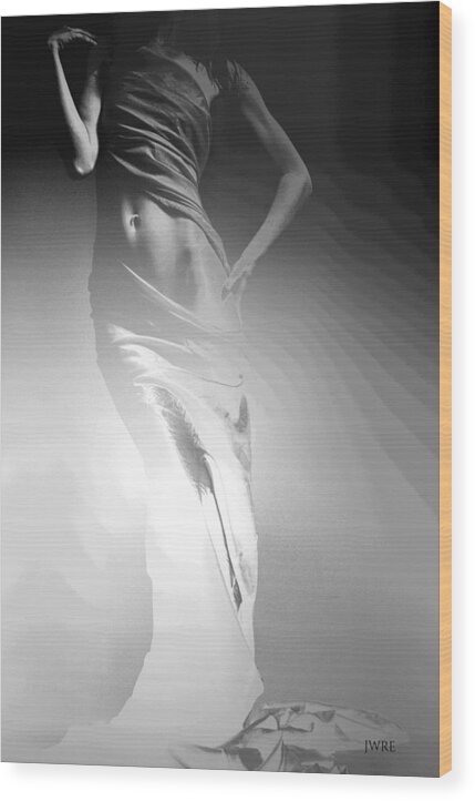 Roman Goddess Of The Night Wood Print featuring the photograph Nox 1248 by John Emmett