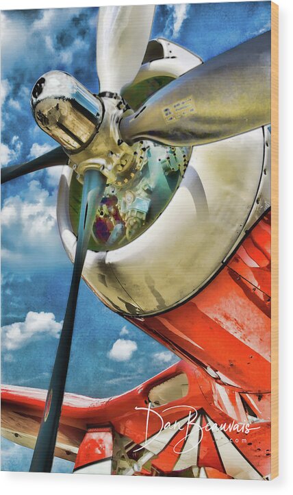 57 Wood Print featuring the photograph Super Corsair #57 7916 by Dan Beauvais