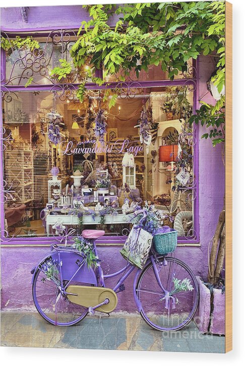 Spain Wood Print featuring the photograph Lavendar Love by Stacey Granger