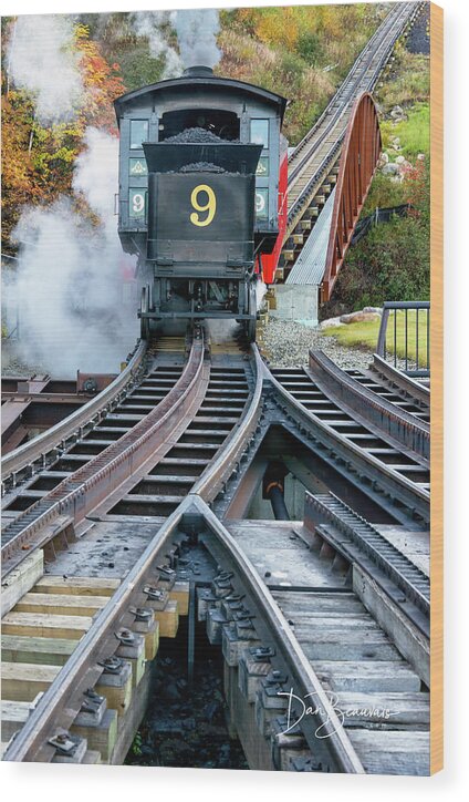 Steam Engine Wood Print featuring the photograph Waumbek Number 9 2685 #1 by Dan Beauvais