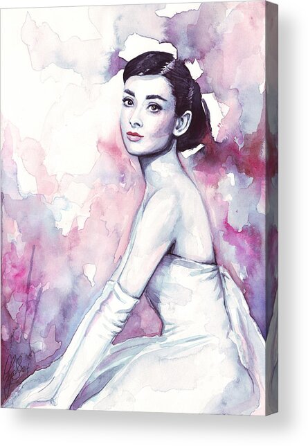 Audrey Hepburn Tote Bag by Paul Lovering - Pixels Merch