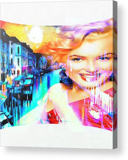  Painting - Marilyn In Italy by Catherine Lott