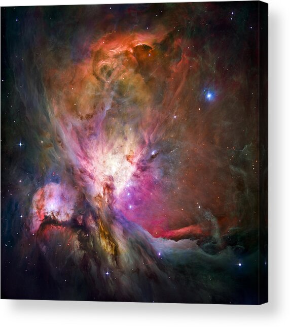 Hubble's Sharpest View Of The Orion Nebula Acrylic Print
