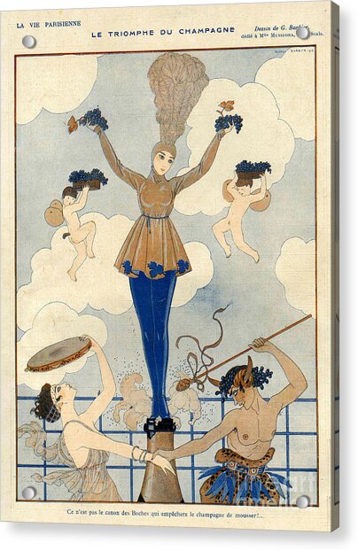 La Vie Parisienne 1916 1910s France Drawing By The Advertising Archives