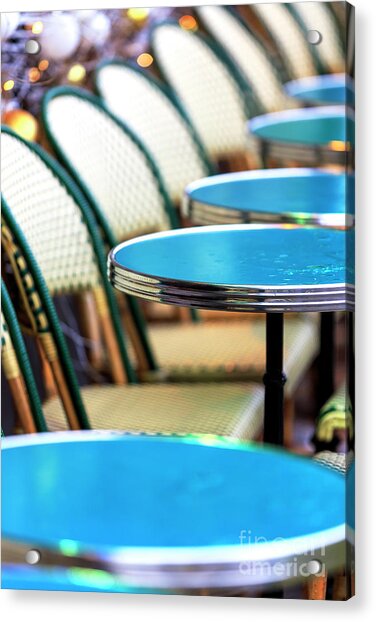 Cafe Tables In The Latin Quarter Paris Photograph By John Rizzuto