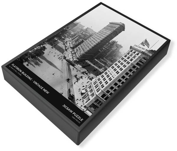 Flatiron Building - Vintage New York - 1908 Jigsaw Puzzle by War Is ...