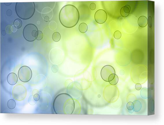 Circles of hope Canvas Art Print by Les Cunliffe
