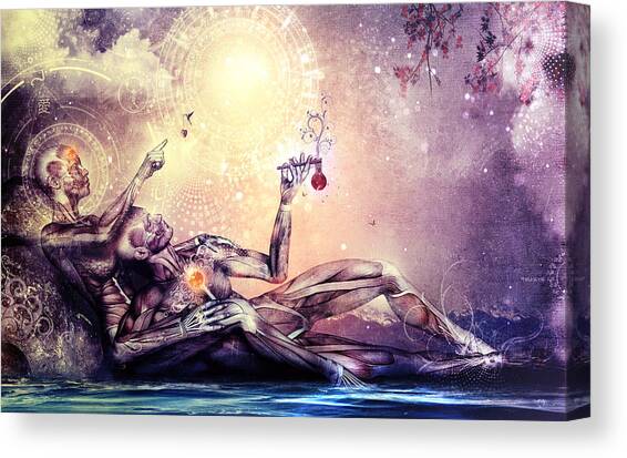 All We Want To Be Are Dreamers Canvas Art Print by Cameron Gray
