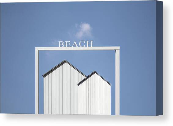 Beach. Canvas Art Print by Harry Verschelden