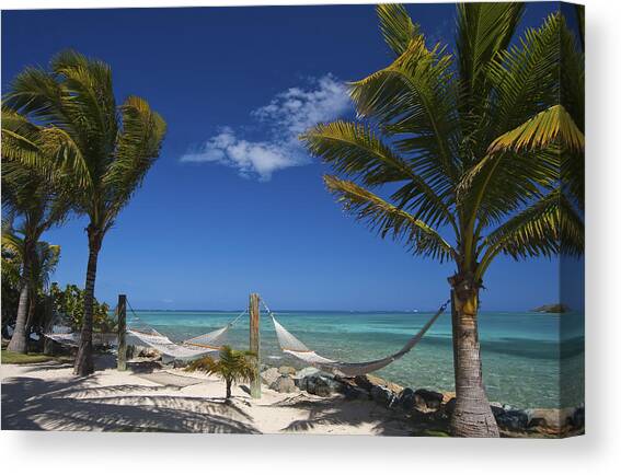Breezy Island Life Canvas Art Print by Adam Romanowicz