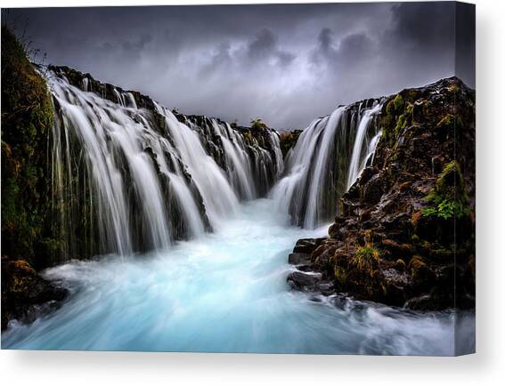 Bruarfoss Canvas Art Print by Sus Bogaerts