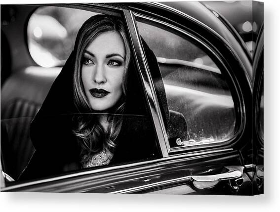 Caught In A Moment Of Absence... Canvas Art Print by Peter M?ller Photography