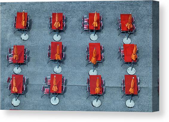 Closed Today Canvas Art Print by Heinz Hieke