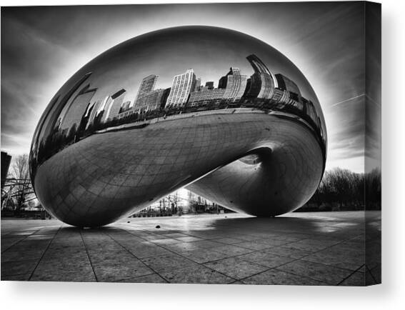 Glowing Bean Canvas Art Print by Sebastian Musial