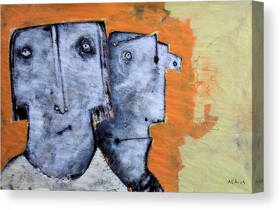 Mortalis No. 17 Canvas Art Print by Mark M  Mellon