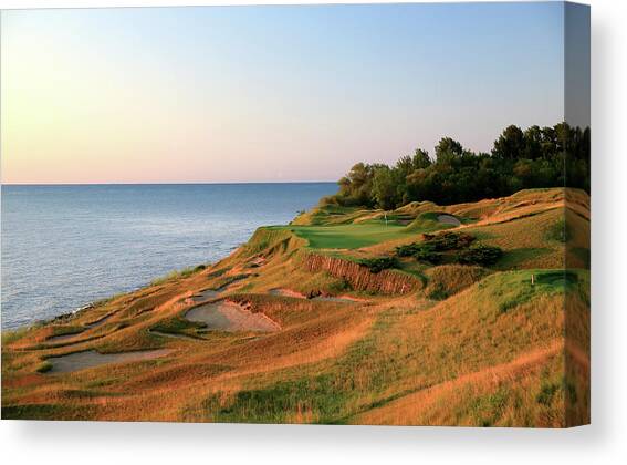 Straits Course At Whistling Straits Canvas Art Print by David Cannon