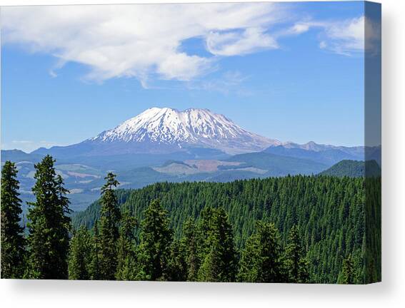 The Back Side of Helens Canvas Art Print by Tikvah's Hope