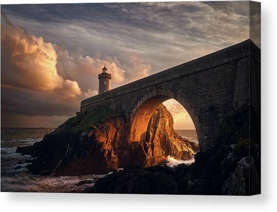 Under the Bridge Canvas Art Print by Denis