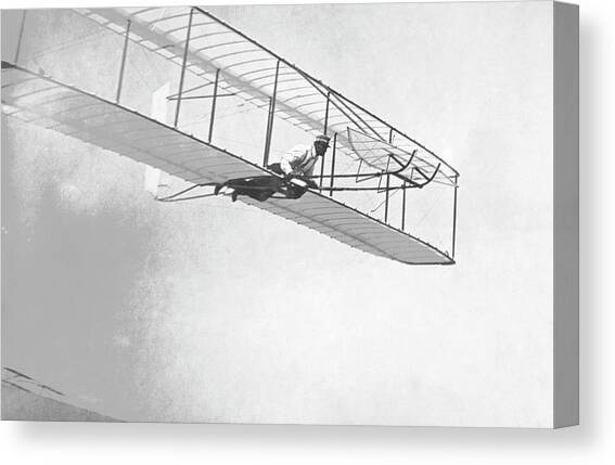 Wright Brothers' Glider Canvas Art Print by Science Photo Library