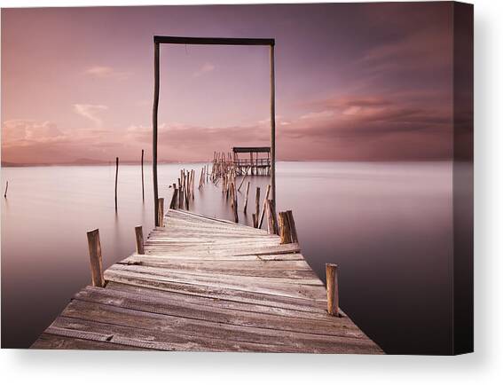The passage to brightness Canvas Art Print by Jorge Maia